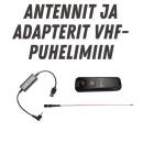 Antennit ja adapterit VHF-puhelimiin