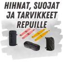 Hihnat, suojat ja tarvikkeet repuille