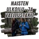 Naisten ulkoilu- ja vaellustakit