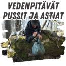 Vedenpitävät pussit ja astiat