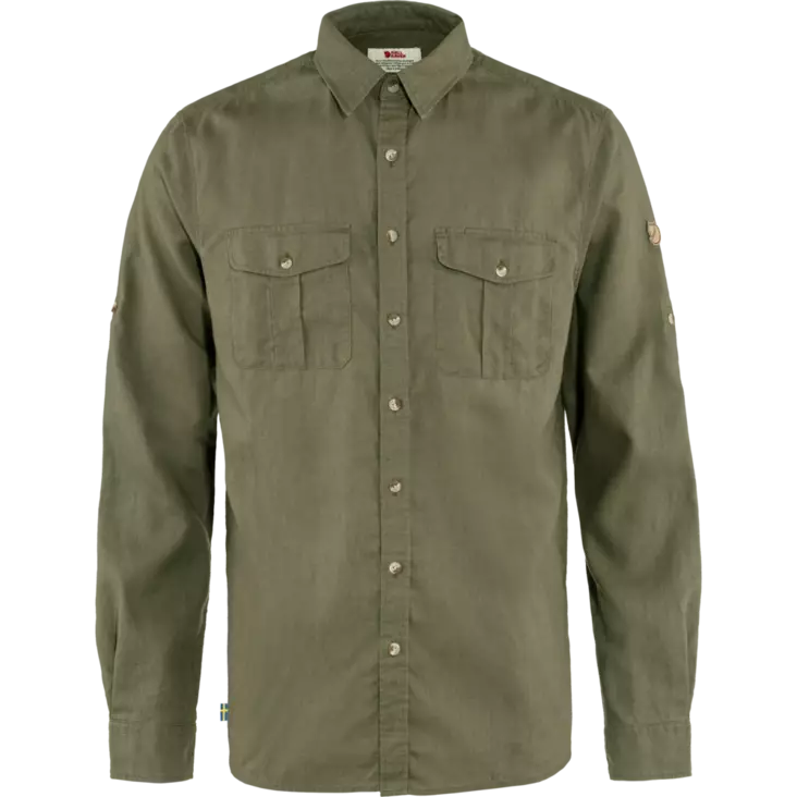 Fjällräven Övik Travel Shirt LS M - Pitkähihaiset ulkoilupaidat - F87208-620 - 1