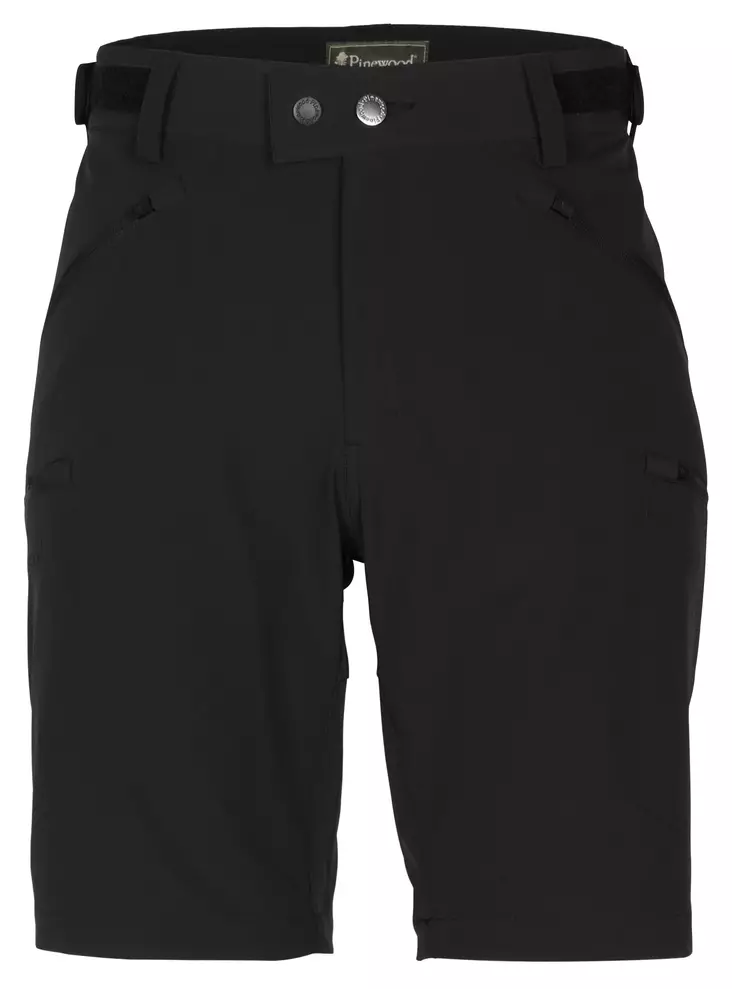 Pinewood Abisko Light Stretch Mustat Shortsit - Shortsit ulkoiluun - 1-51110400 - 1