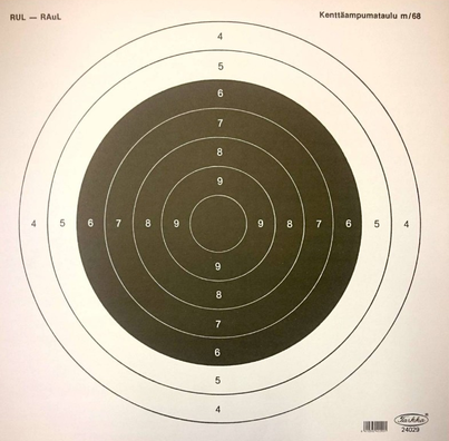 Kenttäampumataulu 29 M-68 - Taulut ja tauluntaustat - 6410362402901 - 1