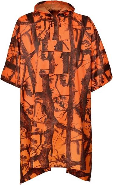 Poncho Sadeviitta Oranssi Camo - Sadetakit ja ponchot - 3660529077401 - 1