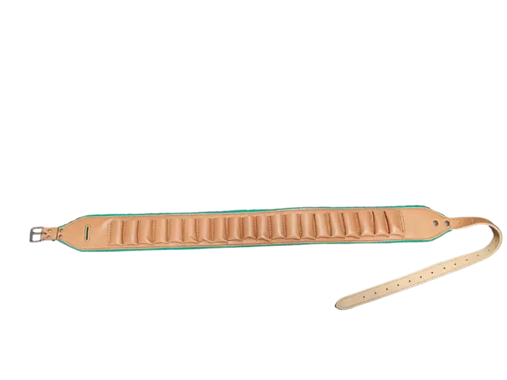 Tekonahkainen Patruunavyö 12 cal / 20 - Patruunavyöt ja -taskut - REM-NP-01 - 1