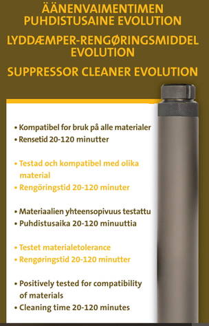 SchleTek Äänenvaimentimen Puhdistusaine 500ml - Muut asehuoltotarvikkeet - 6430051770142 - 1
