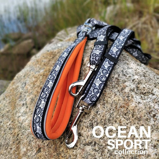 FinNero OCEAN Sport Adjustable Double säädettävä tuplatalutin - Muut koiratarvikkeet - 6438406007042 - 1