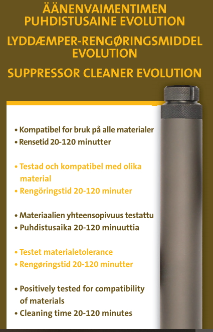 SchleTek Äänenvaimentimen Puhdistusaine 500ml - Muut asehuoltotarvikkeet - 6430051770142 - 1
