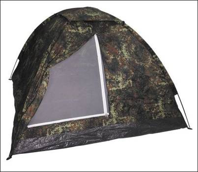 Kolmen hengen superkevyt kupoliteltta, Flecktarn Camo väri - Retkiteltat ja vaellusteltat - 900-023-4572 - 1