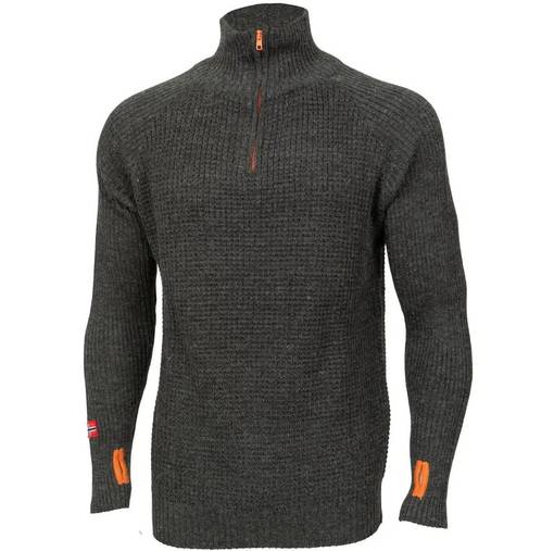 Dovrefjell Jerv Villapaita Tummanharmaa - Pitkähihaiset ulkoilupaidat - 140-243 - 1