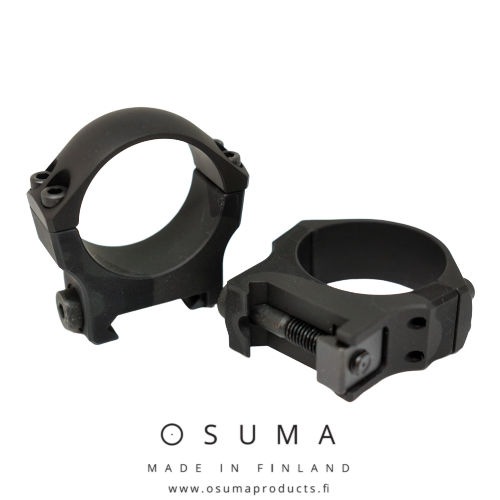 Osuma Rengasjalka 30mm Matala Picatinny - Kiikarinjalat ja tarvikkeet - 6430068622243 - 1