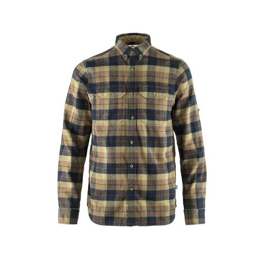 Fjällräven Singi Heavy Flannel Shirt M Miesten Flanellipaita - Pitkähihaiset ulkoilupaidat - F81373 - 1
