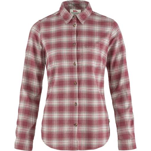 Fjällräven Övik Flannel Shirt W Flanellipaita - Naisten pitkähihaiset paidat - F89833 - 1