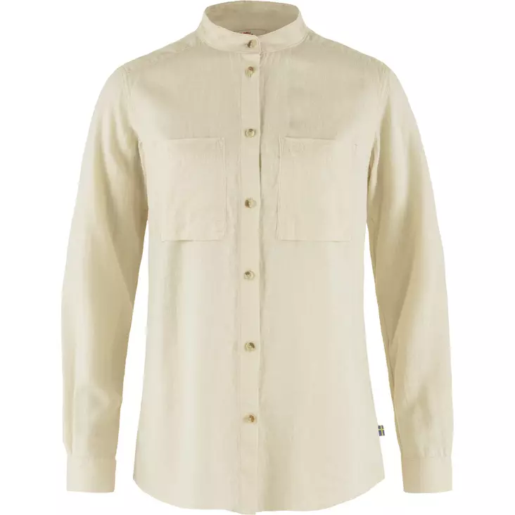 Fjällräven Övik Hemp Shirt LS W Naisten Kauluspaita - Naisten pitkähihaiset paidat - F14600149-113 - 1