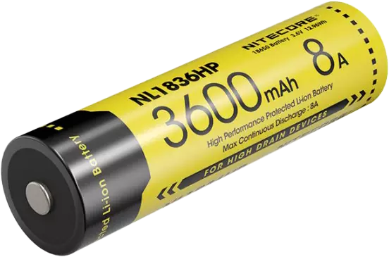 Nitecore Akkuparisto 3600mAh - Muut valaisin tarvikkeet - 127294 - 1