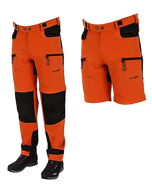 Dovrefjell Custom Fit Zip Off ulkoiluhousut, Sunset Orange - Ulkoilu- ja vaellushousut - 140-171-42774 - 1