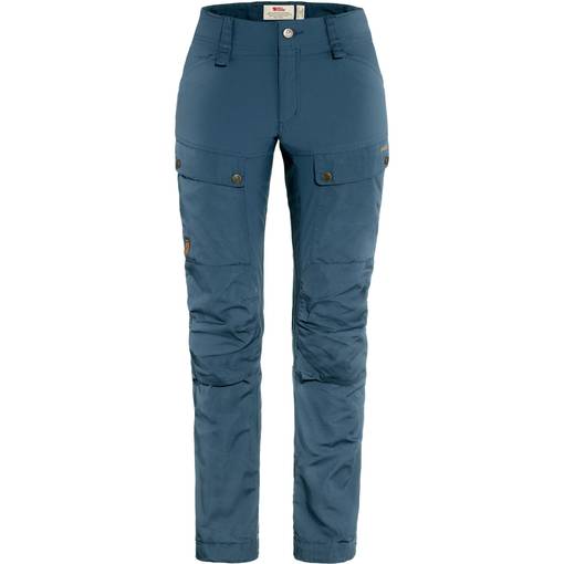 Fjällräven Keb Trousers Curved W Reg Indigo Blue Vaellushousut - Naisten ulkoilu- ja vaellushousut - F89852-534 - 1