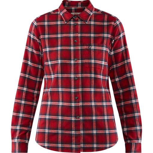 Fjällräven Övik Flannel Shirt W Flanelli - Naisten pitkähihaiset paidat - F89833-325 - 1