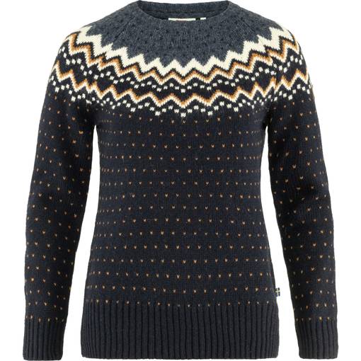 Fjällräven Övik Knit Sweater W Villapaita Navy - Naisten pitkähihaiset paidat - F89941-555 - 1