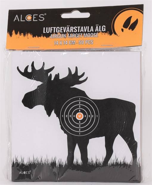 Alces Ilmakivääritaulu 14x14 Hirvi 50kpl - Taulut ja tauluntaustat - 102166 - 1