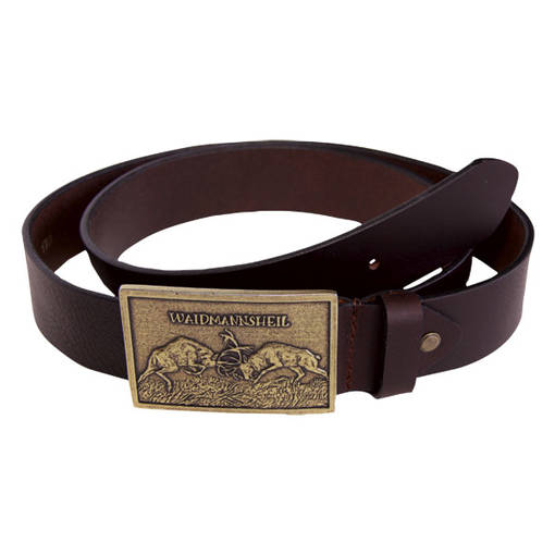 Nahkavyö taistelevat pukit, Waidmannsheil - Henkselit ja vyöt eränkäyntiin - 140-080-3306 - 1