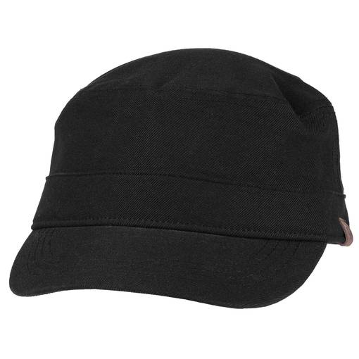 Salon Army Cap Bamboo Musta - Pipot, lakit ja lippikset ulkoiluun - SAL0146 - 1