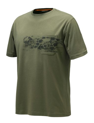 Beretta Tactical T-shirt Green Print - Lyhythihaiset ulkoilupaidat - TS951T21560707 - 1