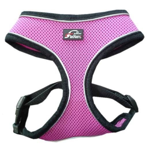 FinNero LIGHT Reflective Harness Heijastava Liivi Pinkki - Muut koiratarvikkeet - 6438406009077 - 1