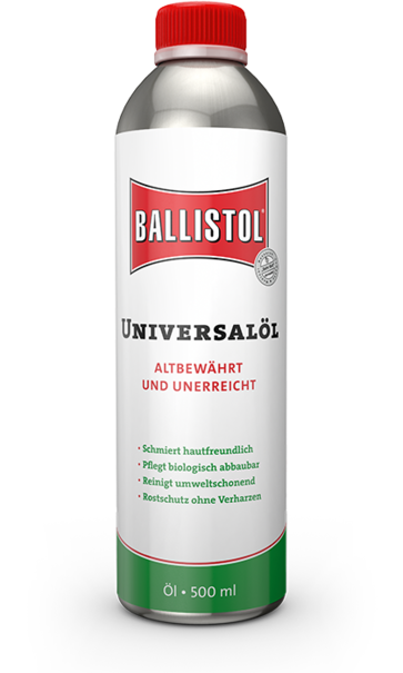 Ballistol Aseöljy 500ml - Aseöljyt - 4017777211320 - 1