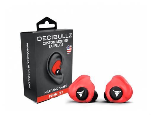 Decibullz Kuulosuojain Punainen - Kuulosuojaimet - PLG1-RED - 1