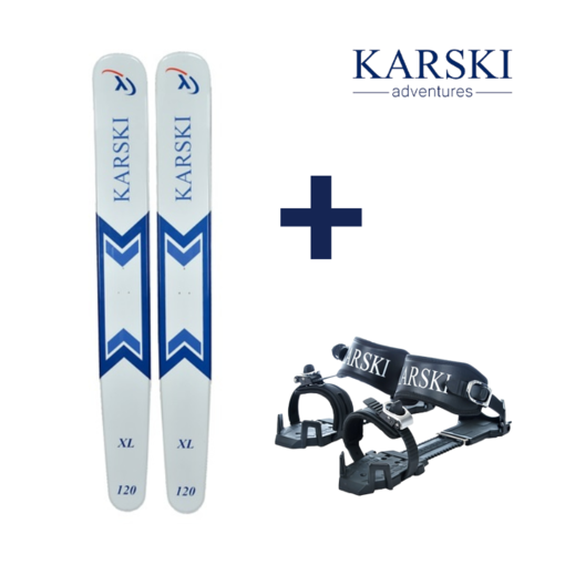 Liukulumikenkä KARSKI XL 2.0 120cm + Pivot Siteet Paketti - Erävarusteet - 80-128-120-56377PK - 1