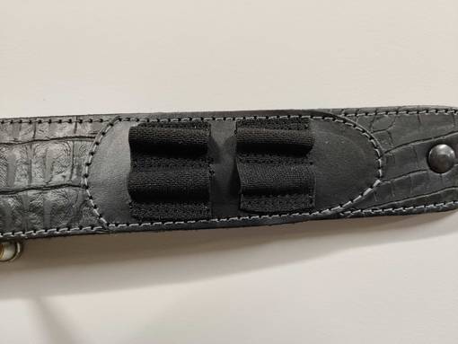 Nahkanasta Luxus asehihna+panostasku - Aseenkantohihnat ja hihnalenkit - NNalligator - 1