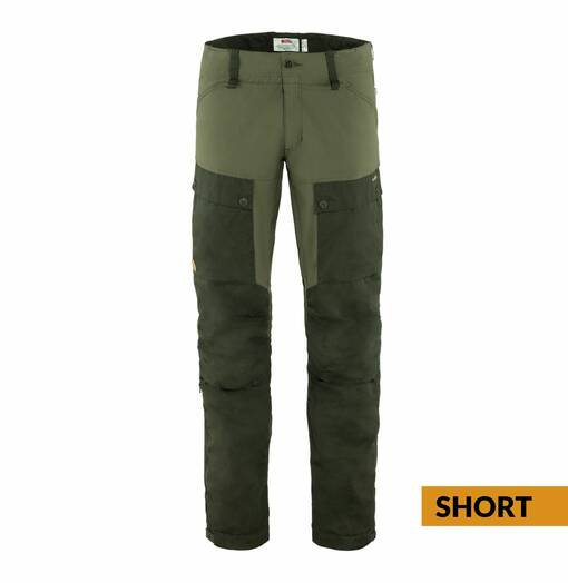 Fjällräven Keb Trousers M Short Housut - Miesten Ulkoiluhousut Vihreät - Ulkoilu- ja vaellushousut - F87176-662-625S - 1