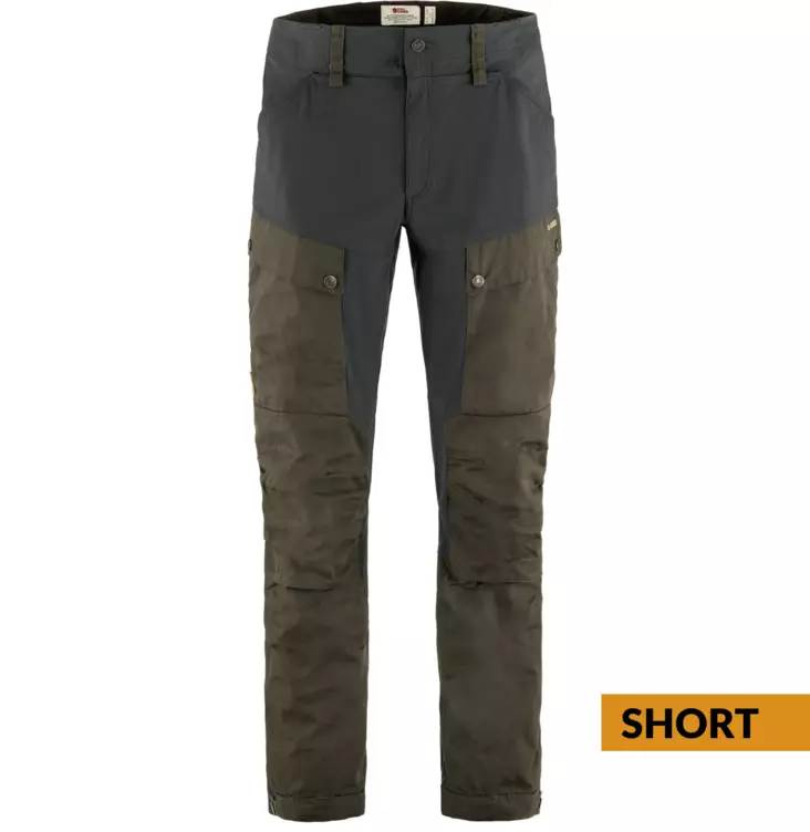 Fjällräven Keb Trousers M Short Housut - Ulkoilu- ja vaellushousut - F87176-633-030S - 1
