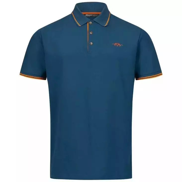 Blaser Sininen 22 Poolopaita - Pitkähihaiset ulkoilupaidat - 80409433-NAVY - 1